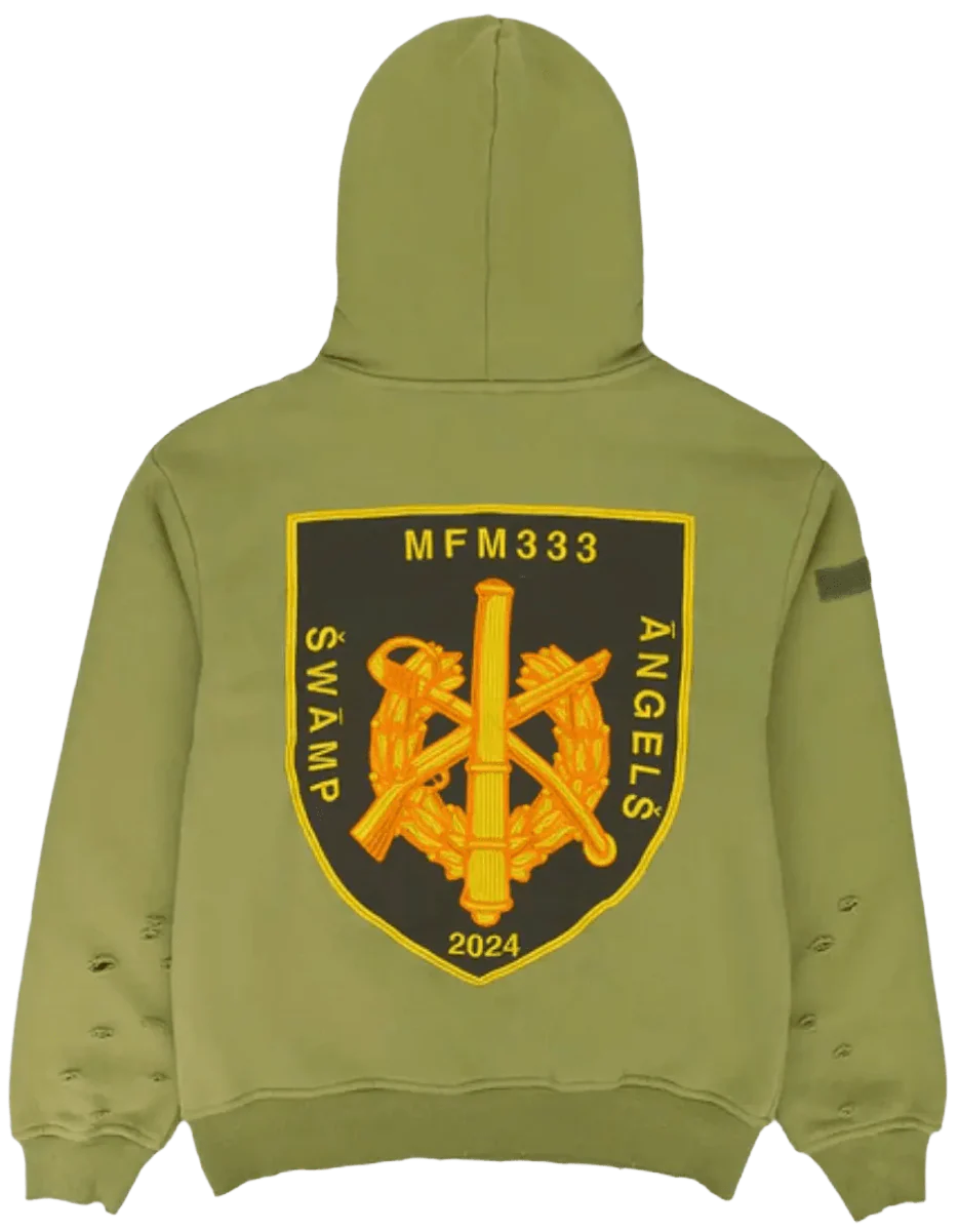 Murd333r.fm 'Special Ops' Green Hoodie - Image 2