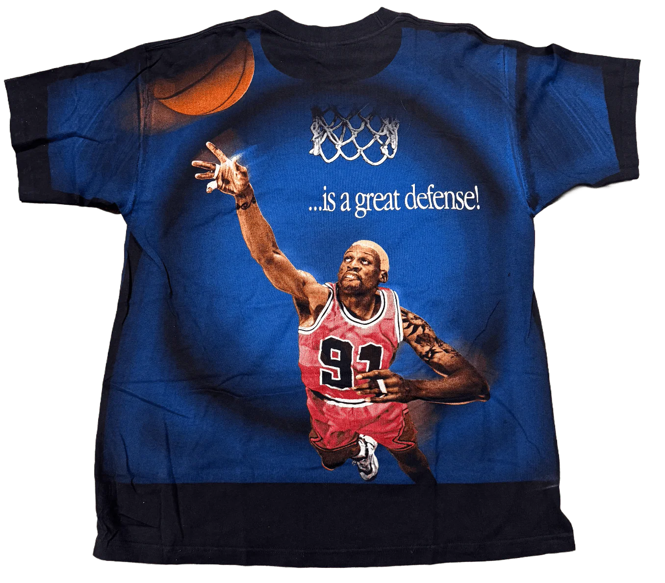 Not Applicable 'Dennis Rodman Photo' Vintage Tee - Image 2