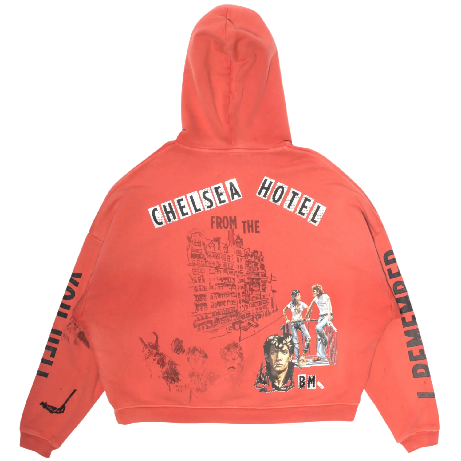 Paly 'Chelseay Hotel' Red Hoodie - Image 2