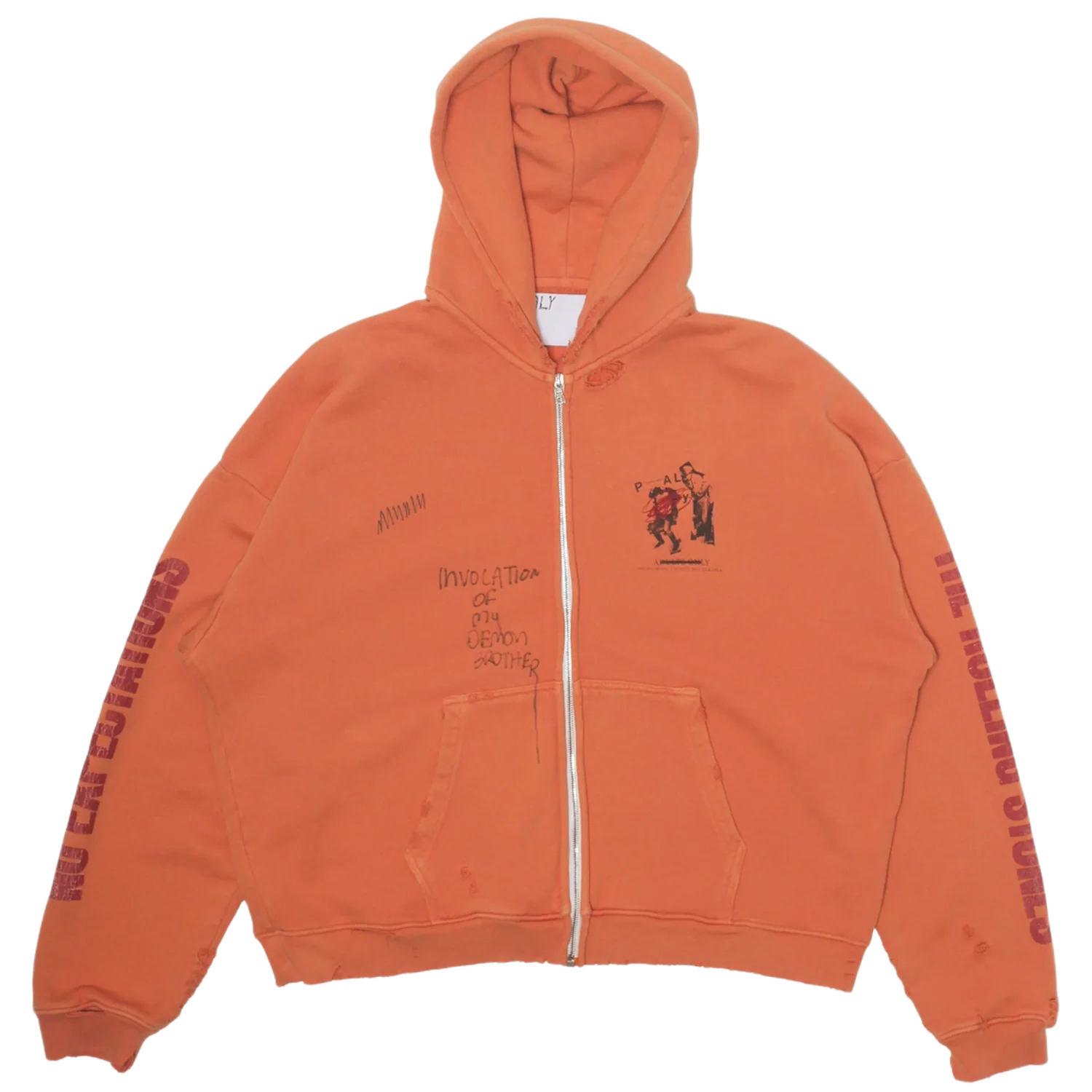 Paly Rolling Stones 'No Expectations' Zip Up Hoodie