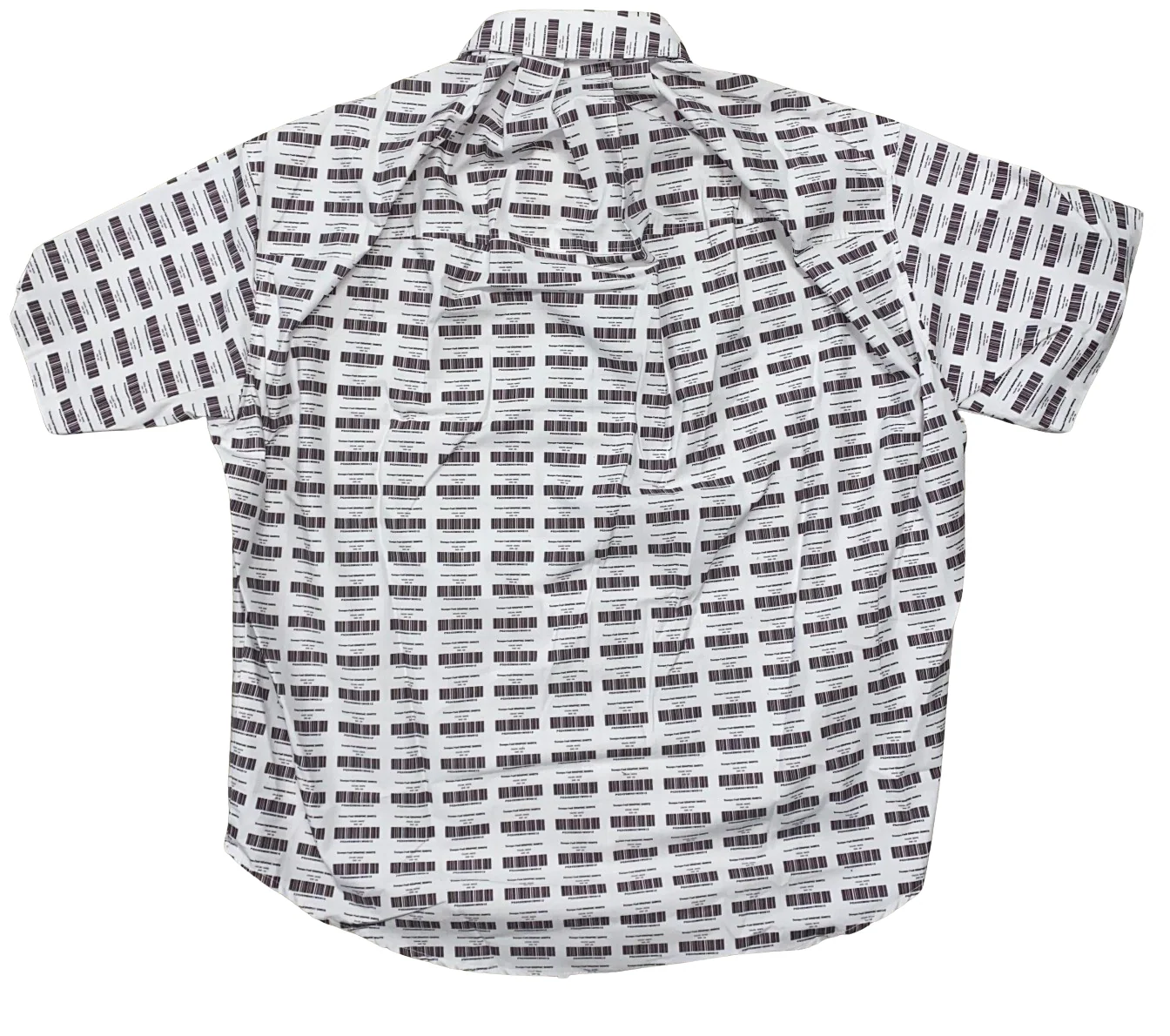 Project G/R 'Barcode' Oversized Button Up Shirt - Image 2