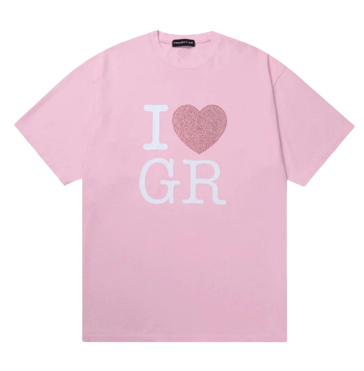 Project G/R 'I LOVE GR' Pink Tee