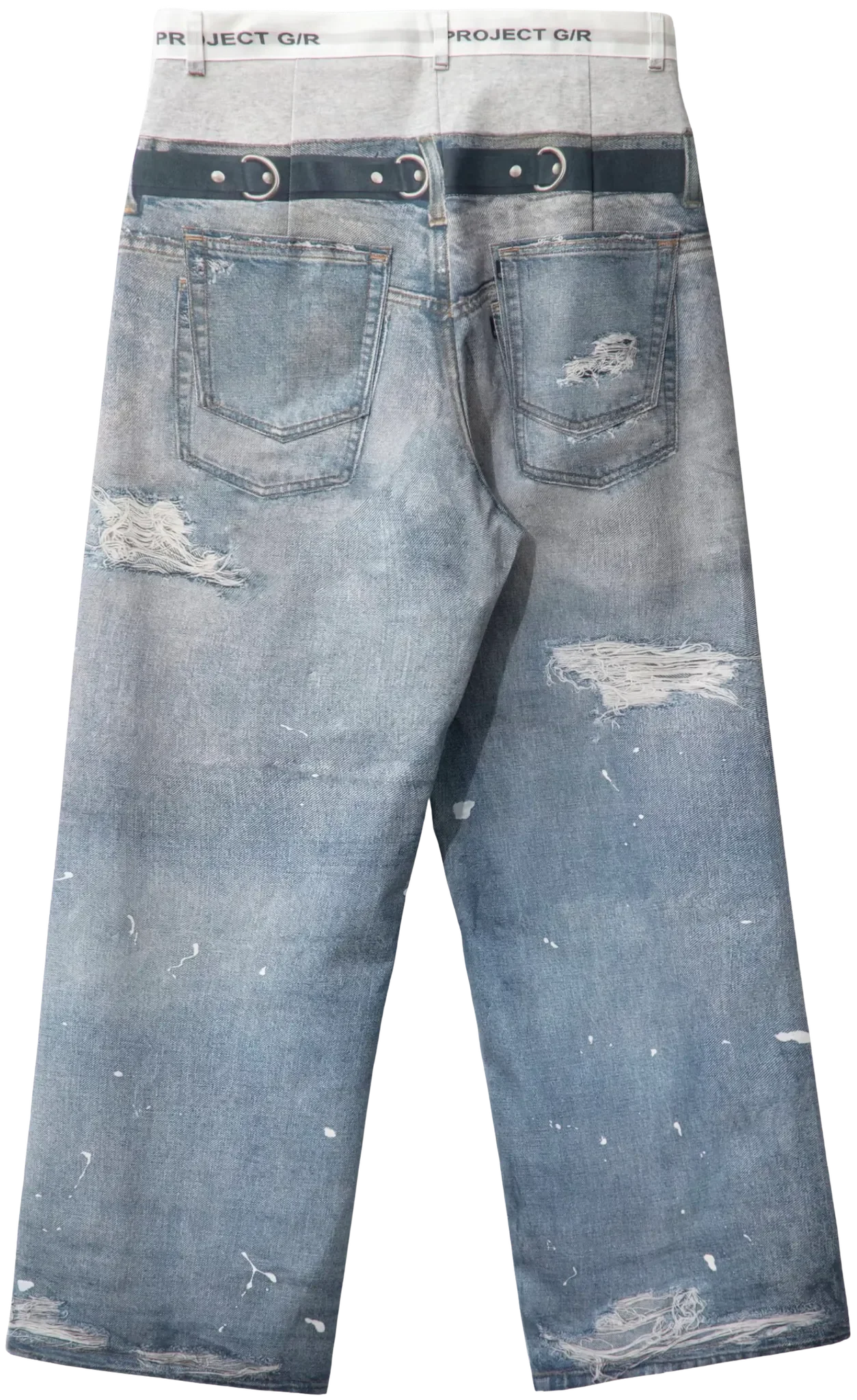 Project G/R 'Trompe L'œil' Denim Pants - Image 2