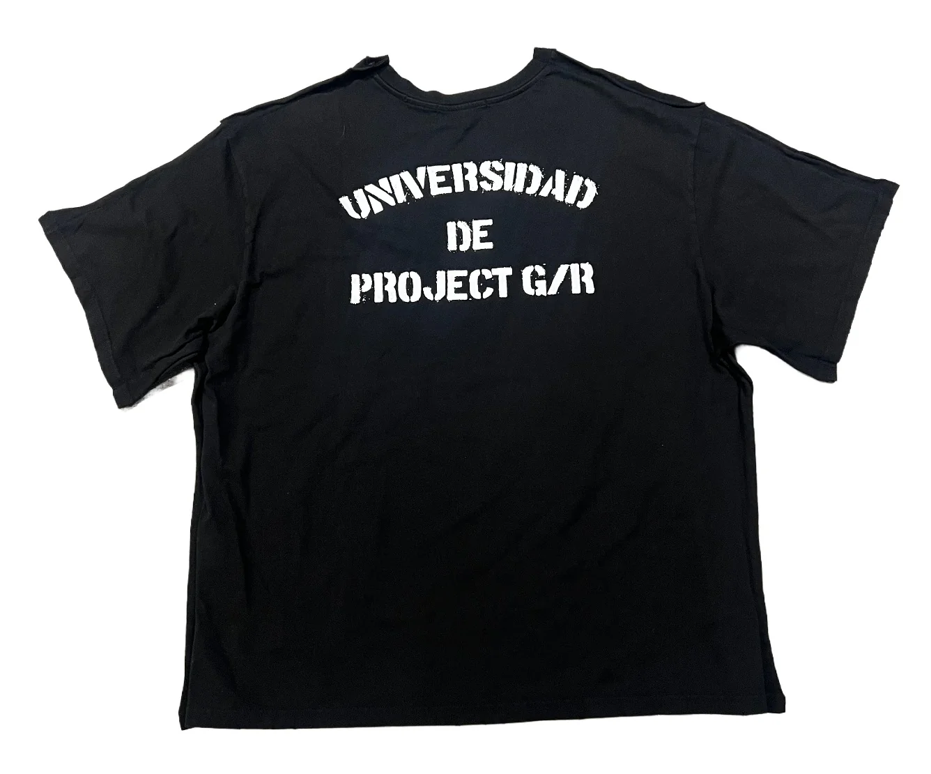 Project G/R 'University Outseam' Black Tee - Image 2