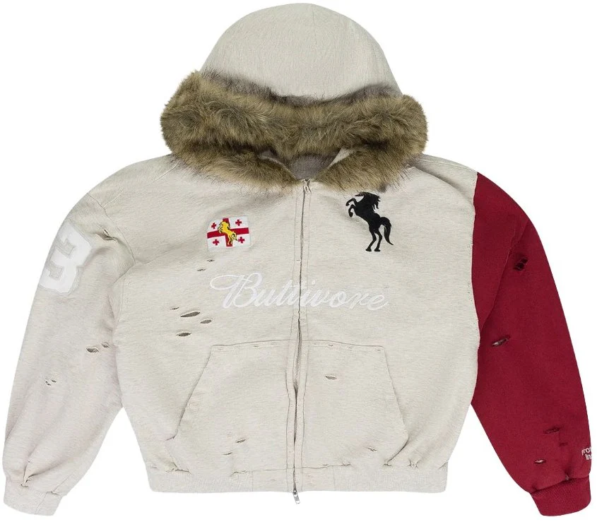 Protocol Index 'Buttivore' Fur Lining Zip Up