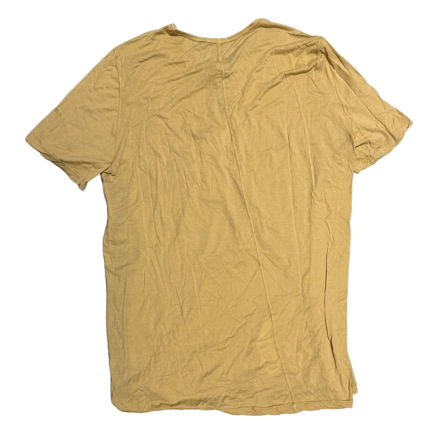 Rick Owen DRKSHDW 'Mustard' Level Tee - Image 2