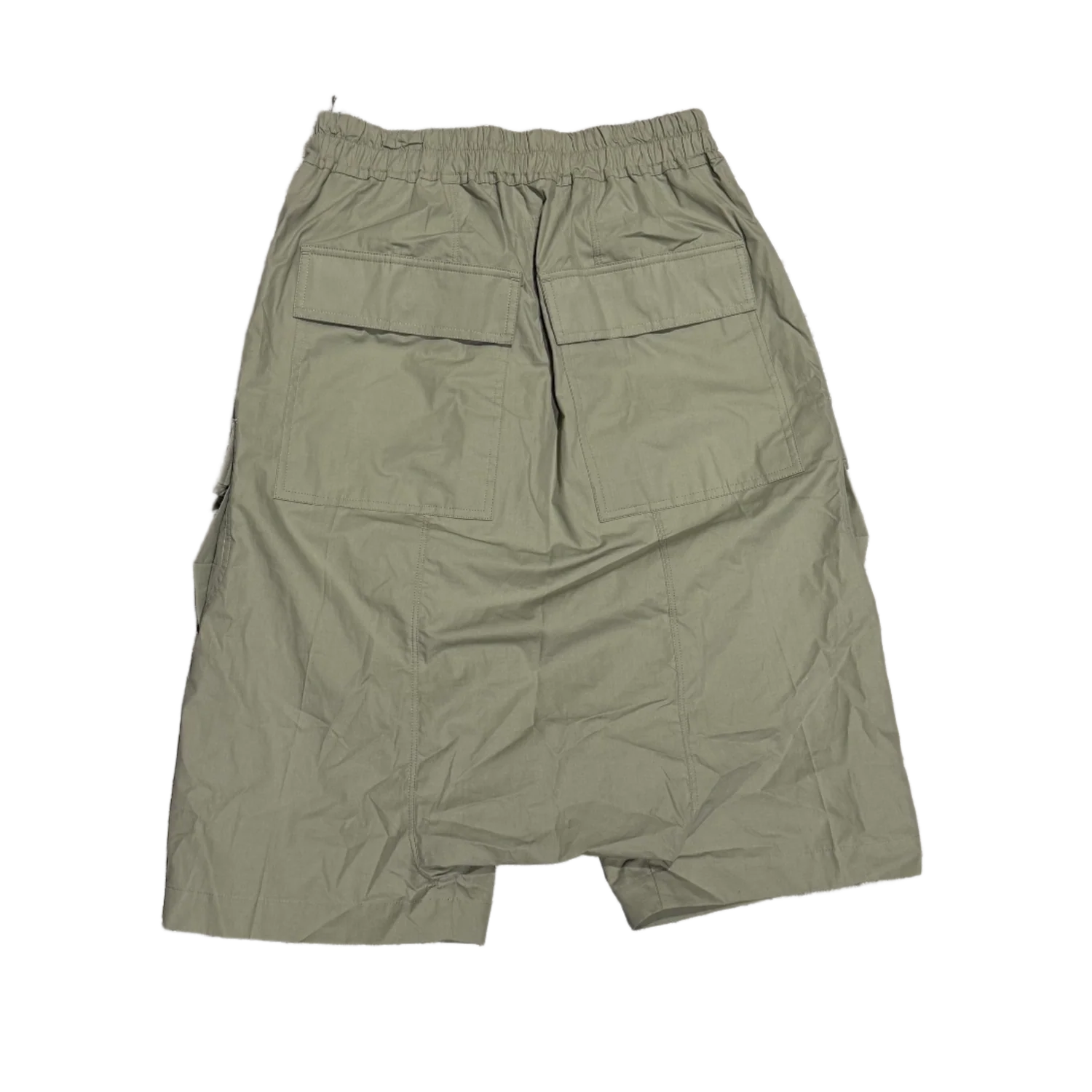 Rick Owens 'Cargo Pods' Green Shorts - Image 2