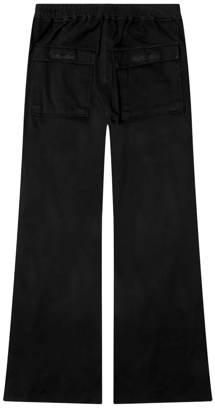 Rick Owens DRKSHDW 'Black' Brushed Jersey Pusher Pants - Image 2