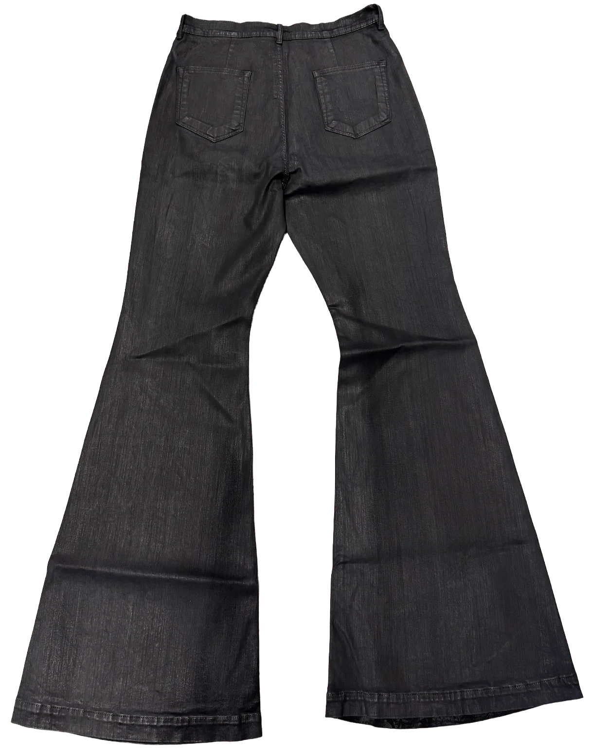 Rick Owens DRKSHDW 'Bolan Bootcut Black Wax' Jeans - Image 2