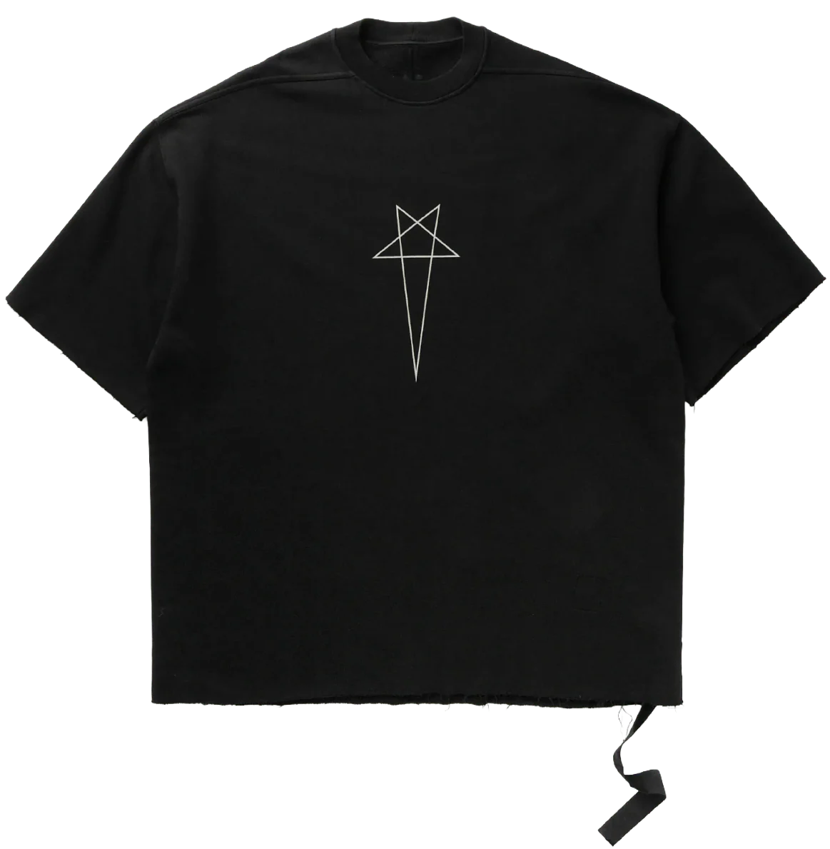Rick Owens DRKSHDW Knit Sweat Tee Tommy T 'Black/Pearl'