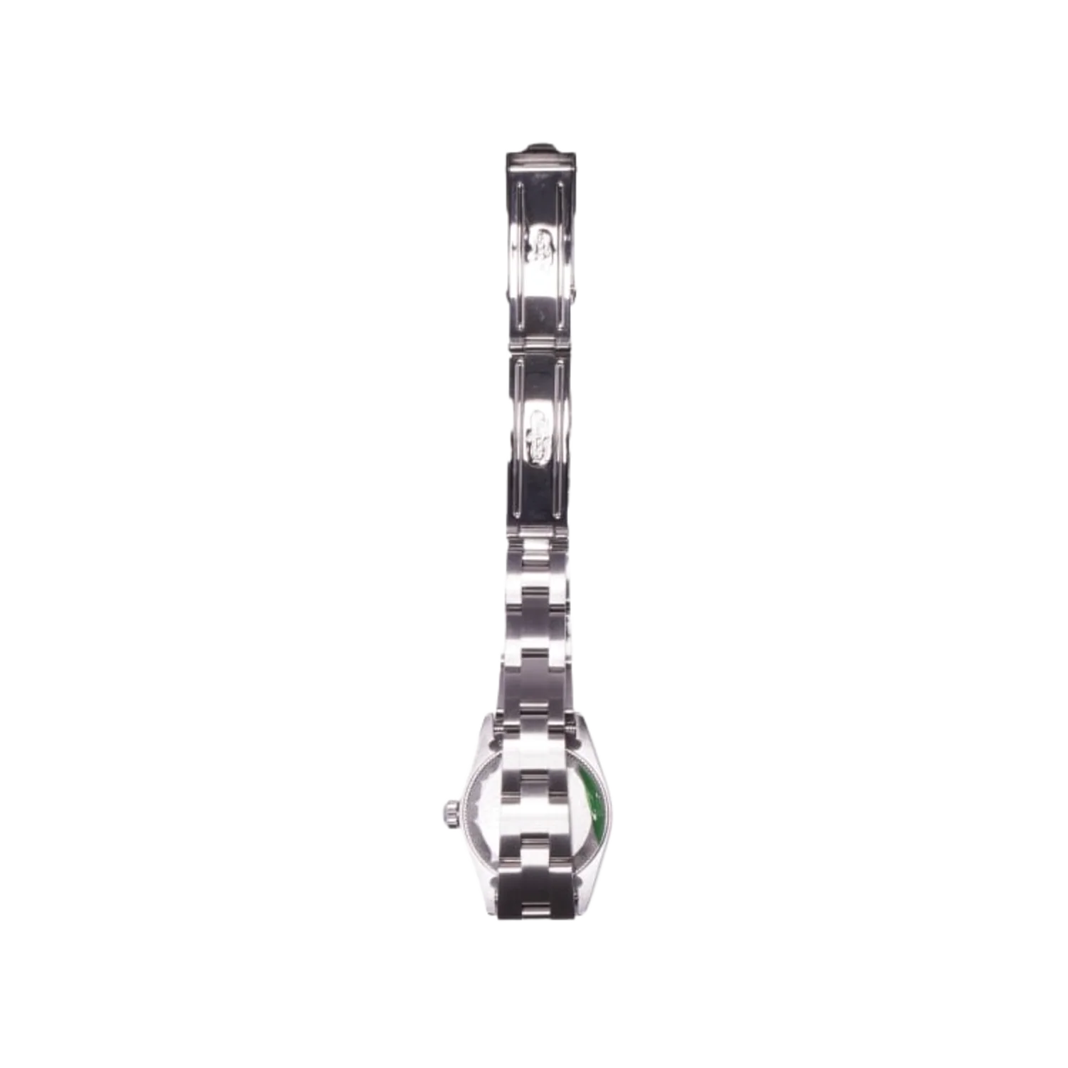 Rolex 'Salmon Dial' 26 Smooth Bezel Steel Oyster Bracelet Ladies Watch 76080 - Image 3
