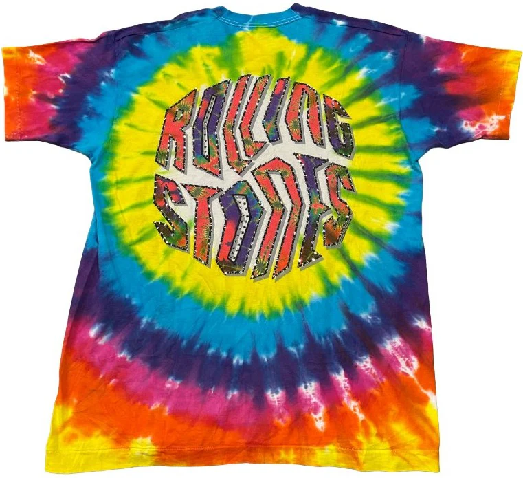Rolling Stone 'Tie Dye' Vintage Rhinestone Tee - Image 2