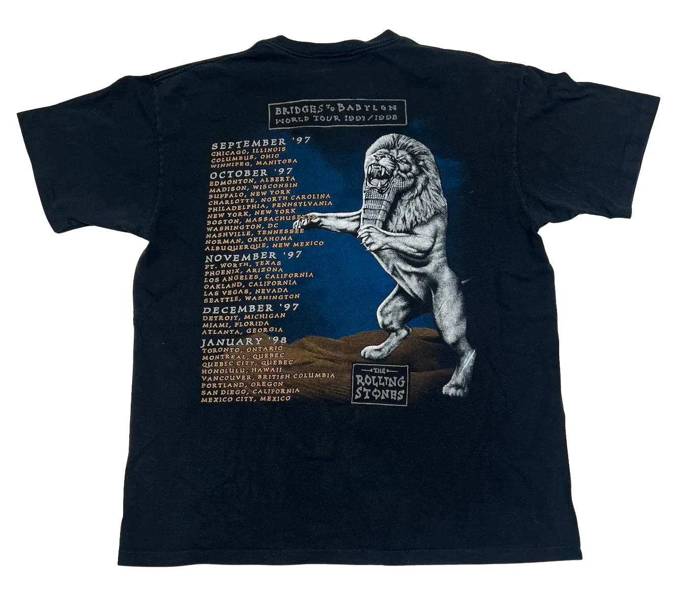 Rolling Stones 'Bridges To Babylon' Vintage Tee - Image 2