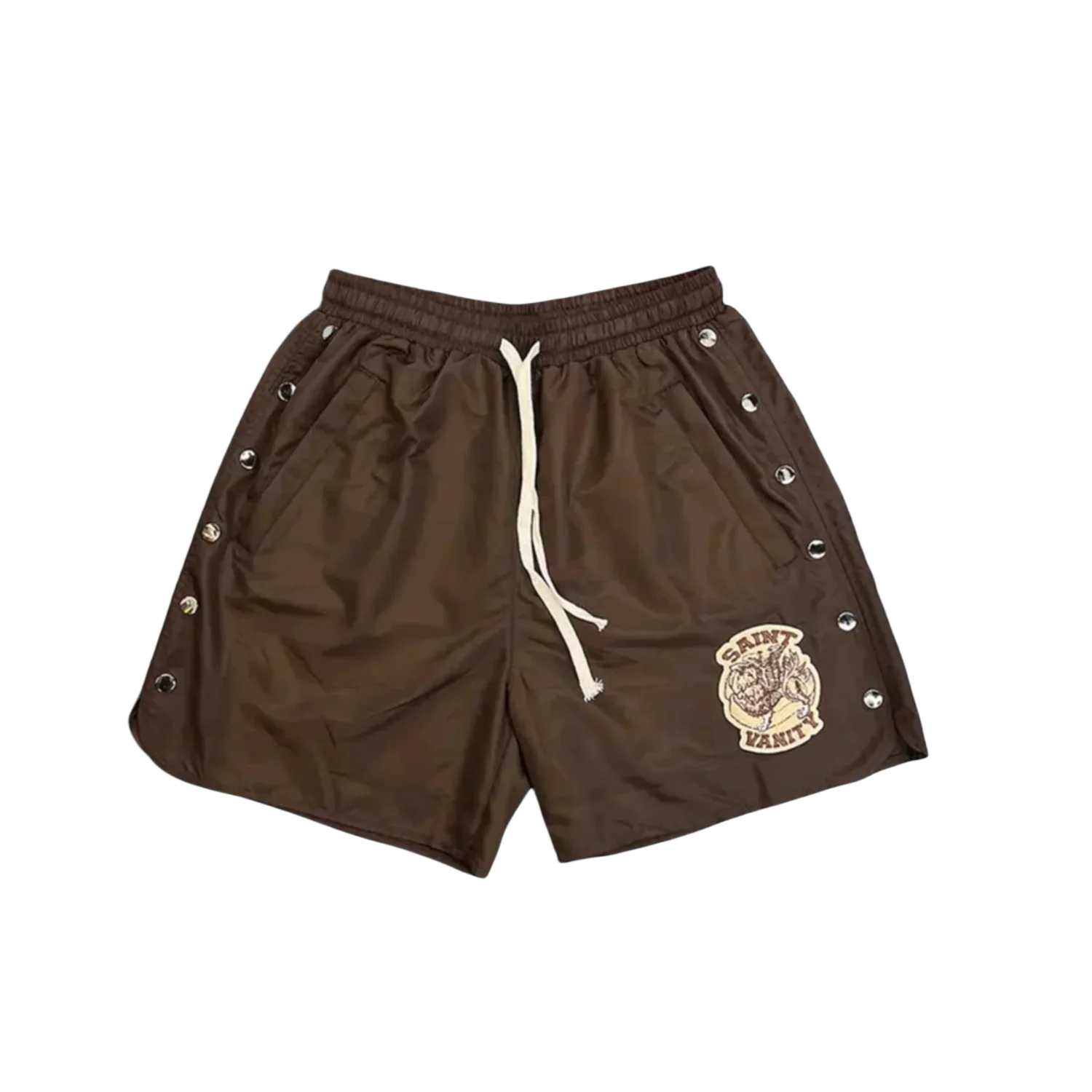 Saint Vanity 'Brown' Nylon Shorts