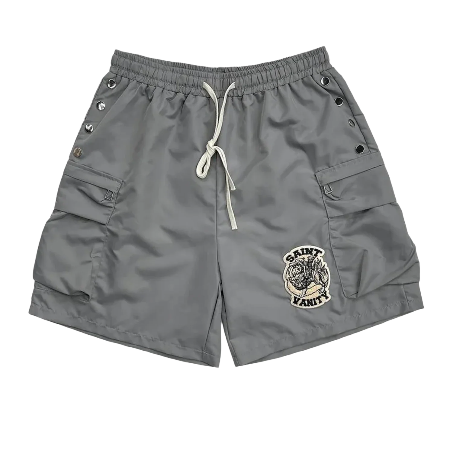Saint Vanity 'Grey' Nylon Shorts
