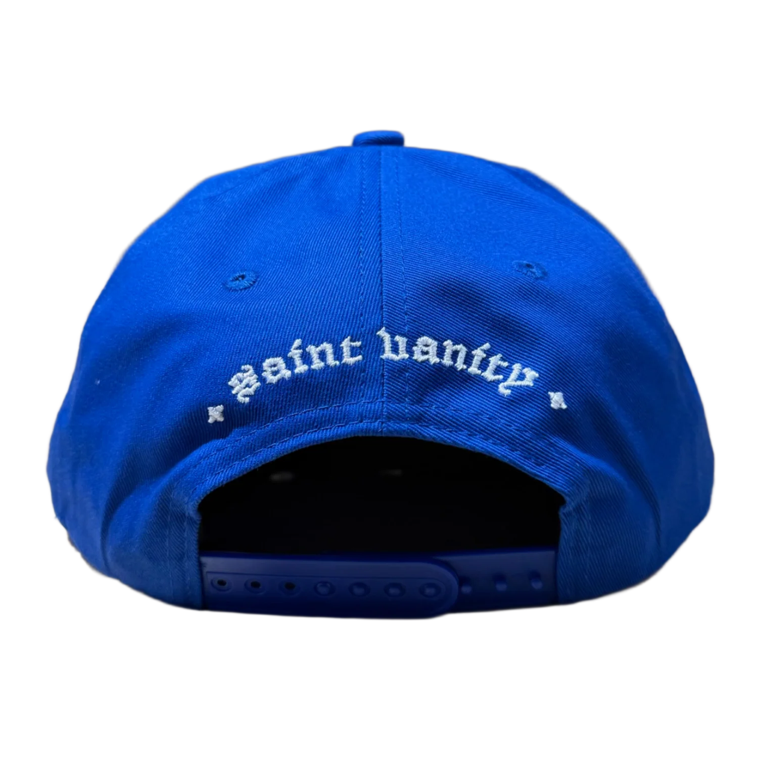 Saint Vanity 'Griffin' Blue and Red Hat - Image 2