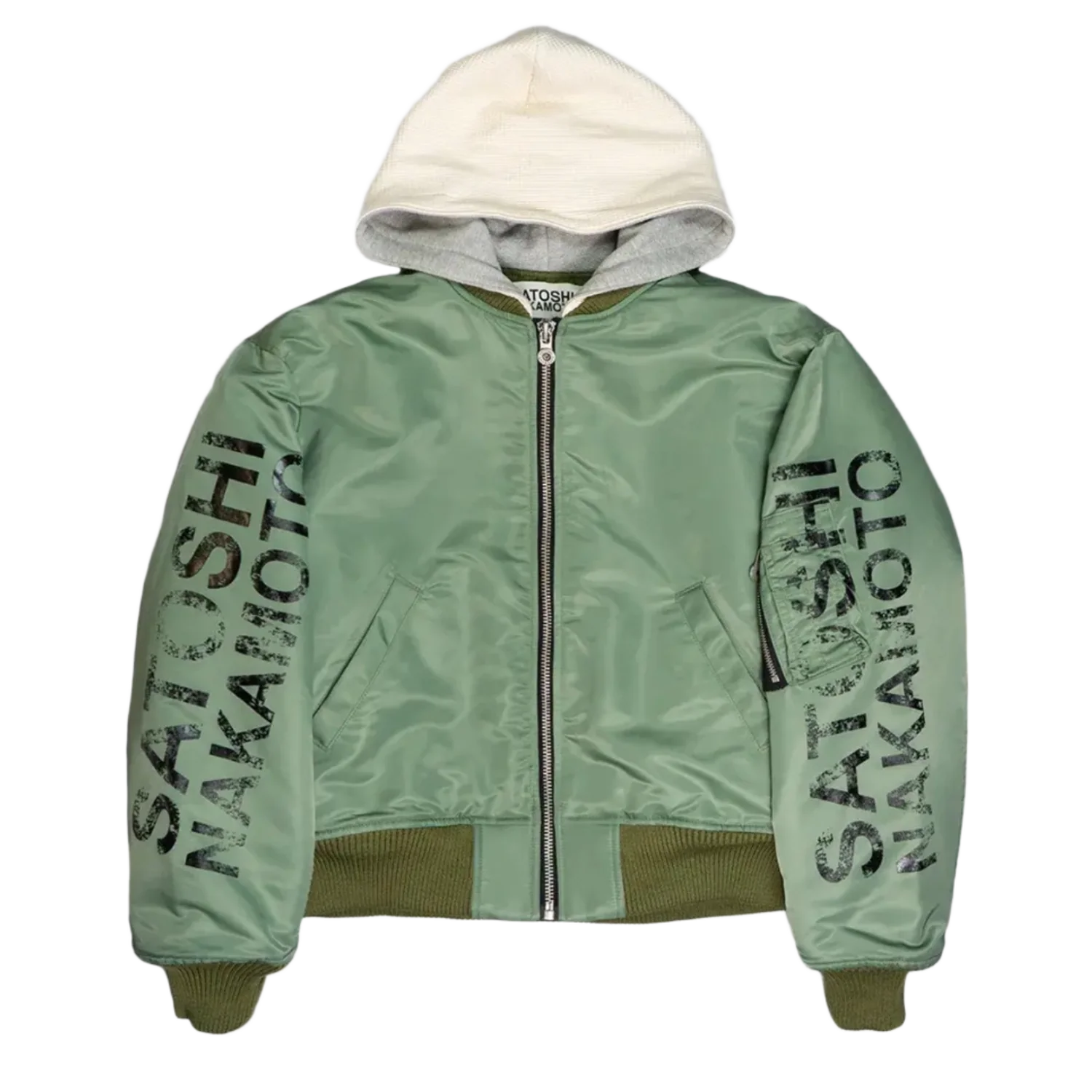 Satoshi Nakamoto 'Abandoned Theme Park' Bomber Jacket