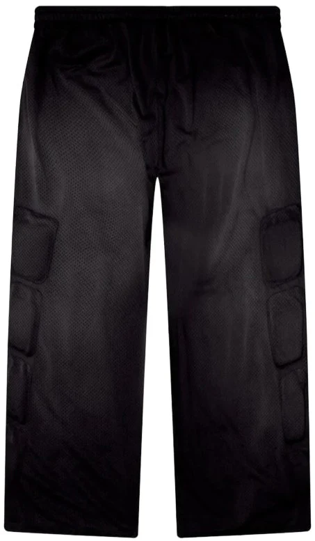 Satoshi Nakamoto 'Black' Mesh Moto Lounge Pant - Image 2