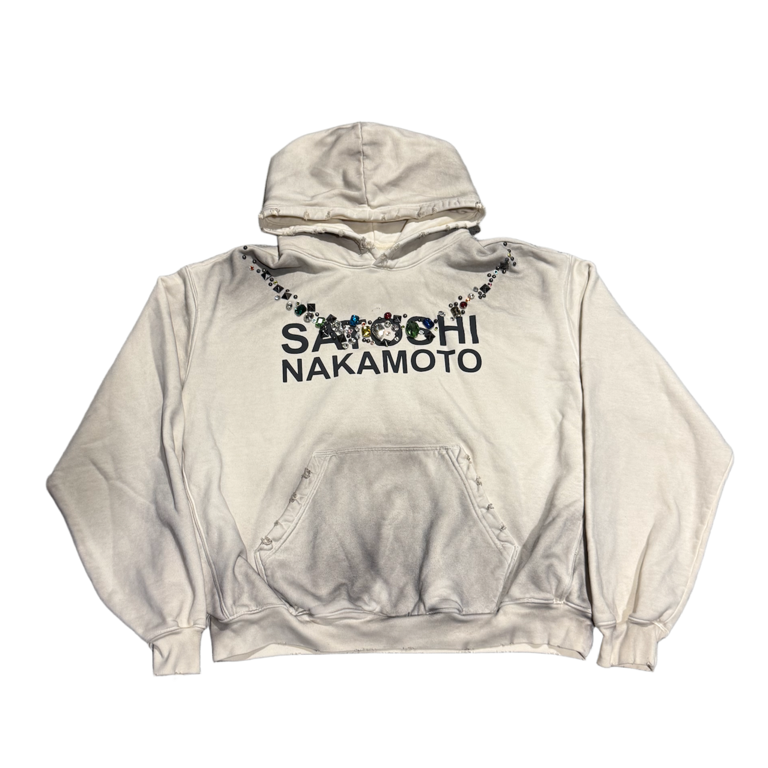 Satoshi Nakamoto Pearlized Hoodie Tan