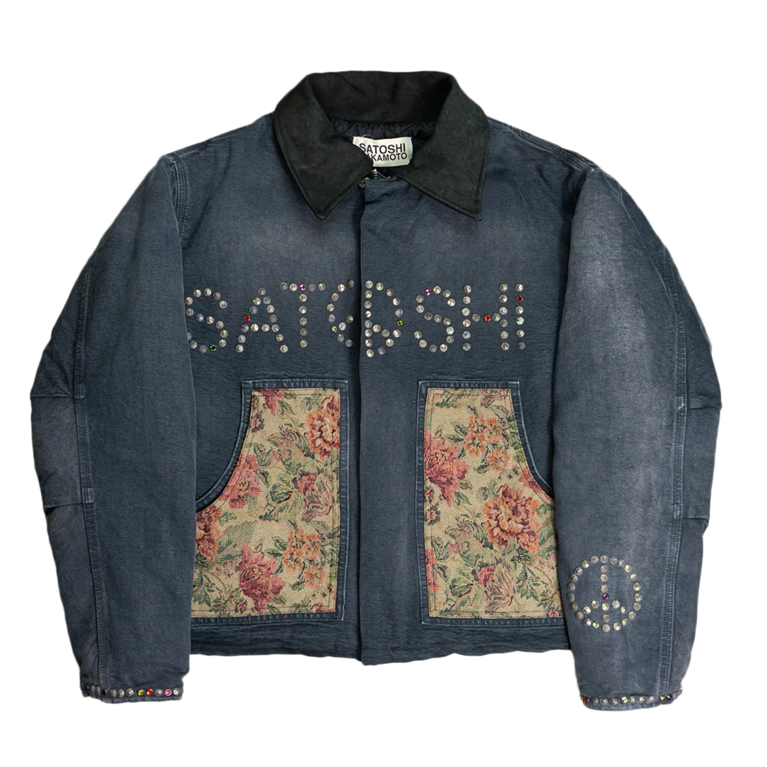 Satoshi Nakamoto 'Washed Black' 9 to 5 Work Jacket