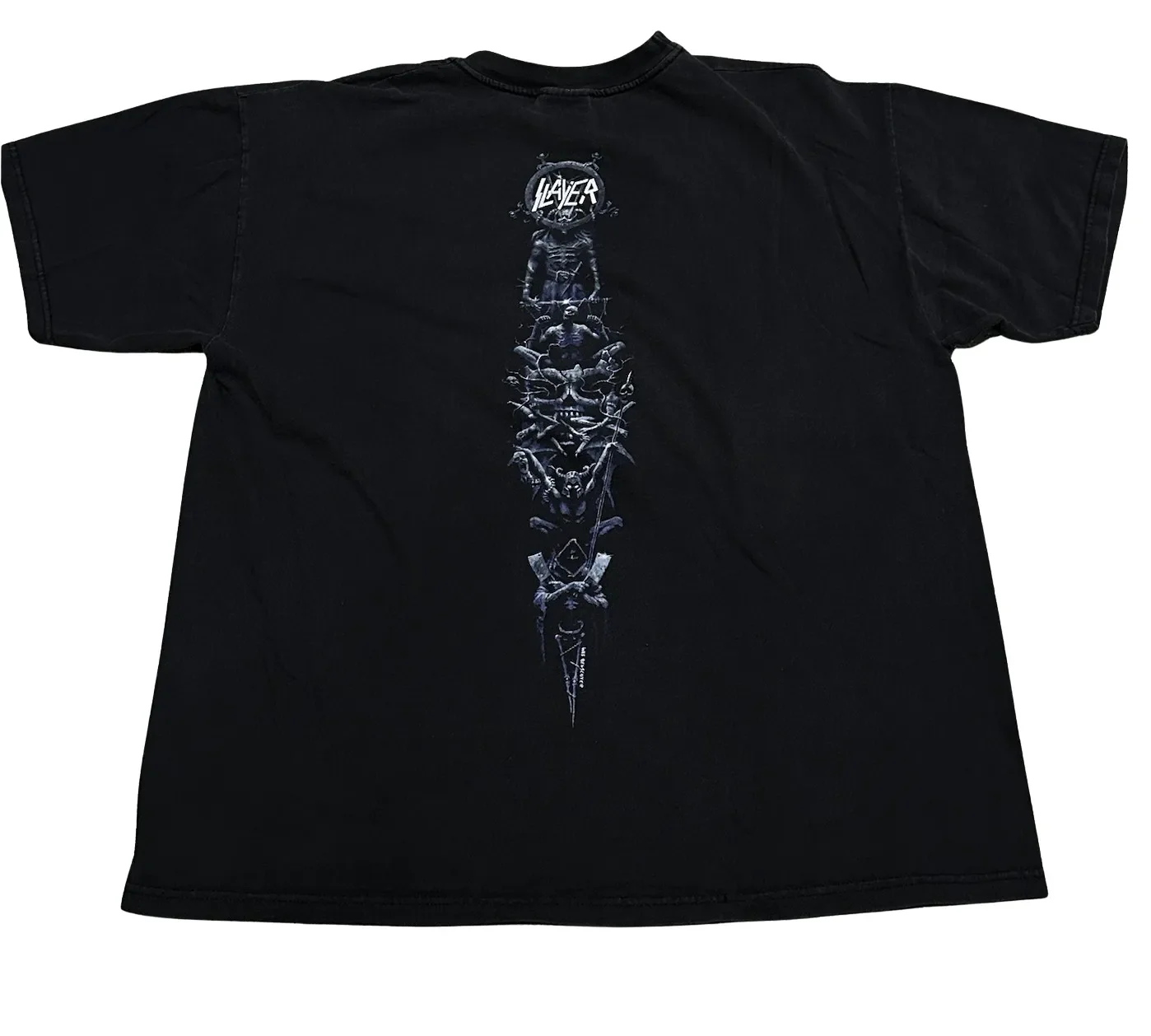 Slayer 'Skull Spine' Vintage Tee - Image 2