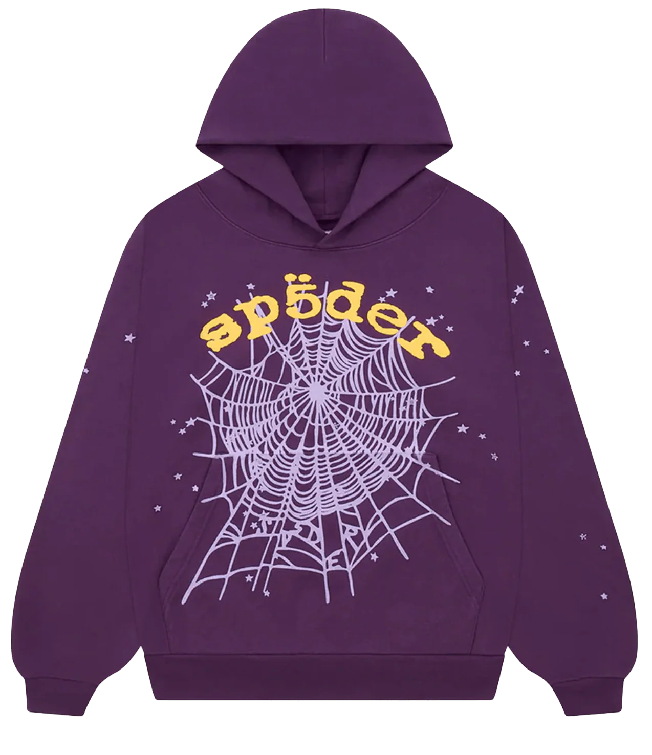 Sp5der Star OG Web Hoodie Purple