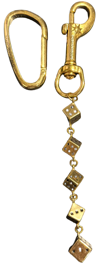 Starchain World 'Gold' Dice Keychain - Image 2