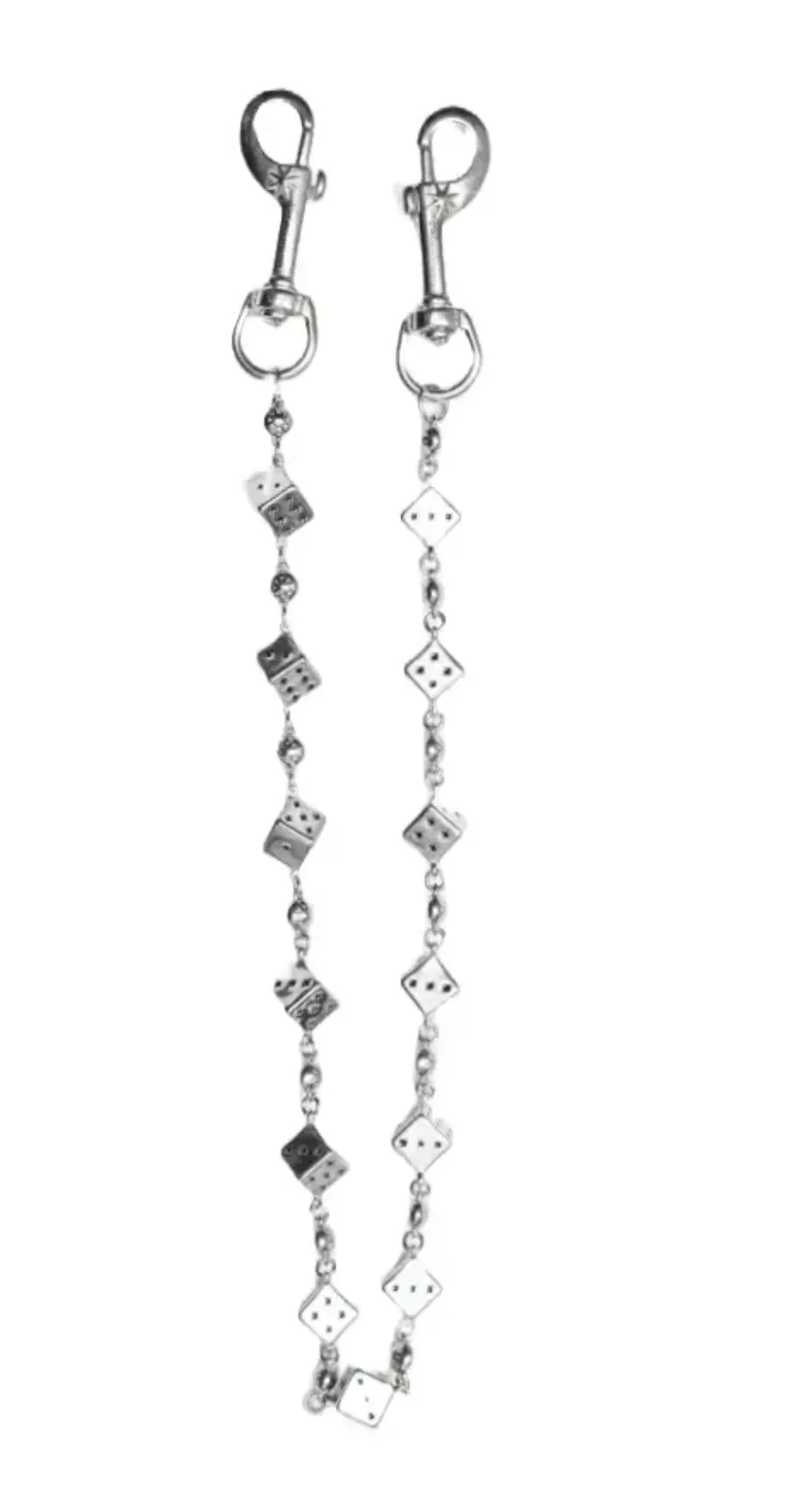 Starchain World 'Silver' Plain Dice Wallet Chain - Image 2