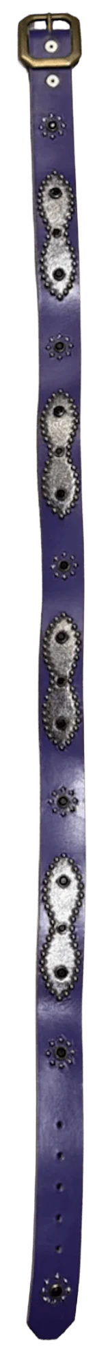 Studded 'Black Pyramid Sun' Purple Belt - Image 2