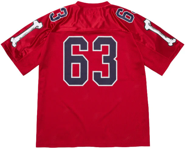 Supreme 'Bones' Football Jersey Red - Image 2