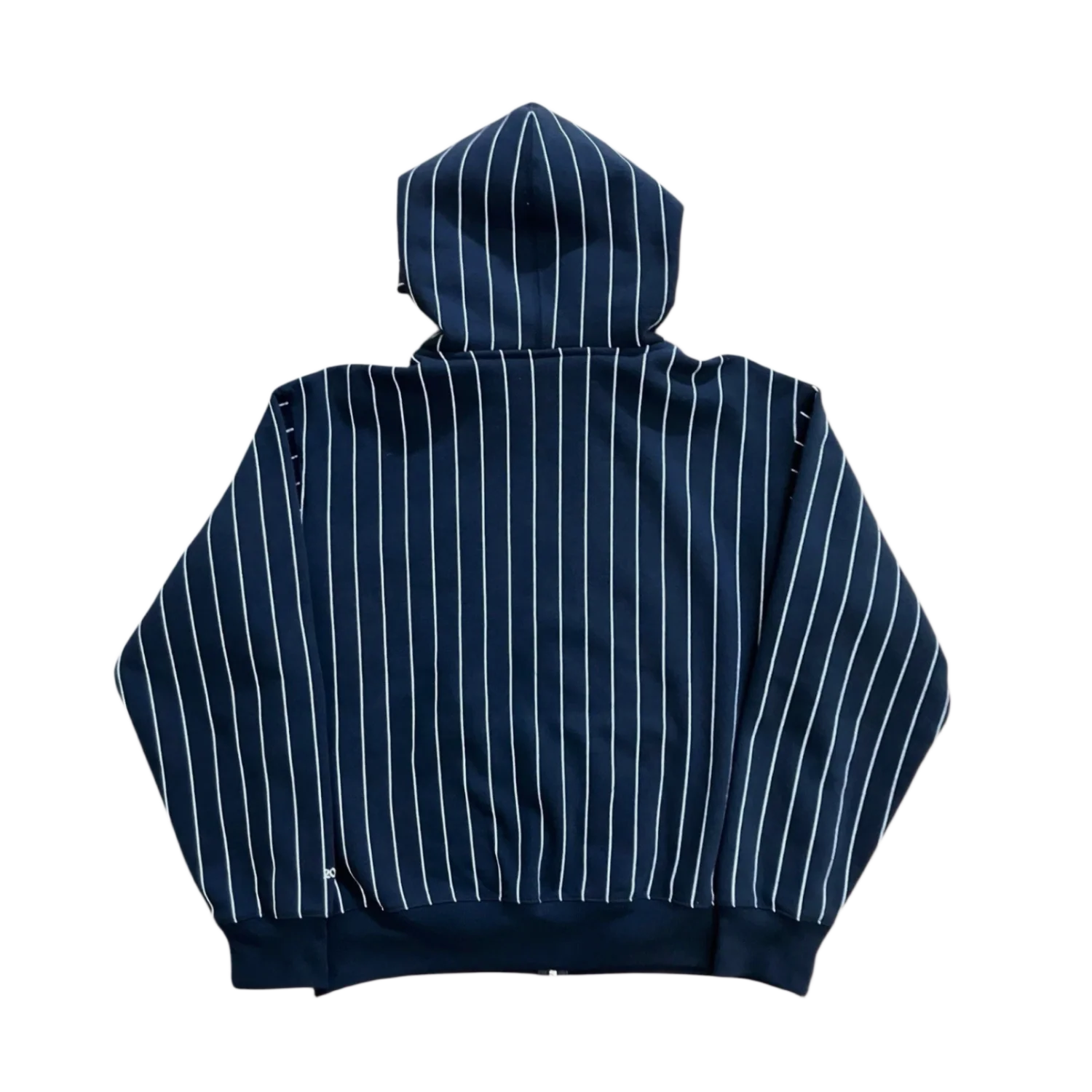 Supreme Devil S Logo Zip Up Hooded Sweatshirt Stripe - Image 2