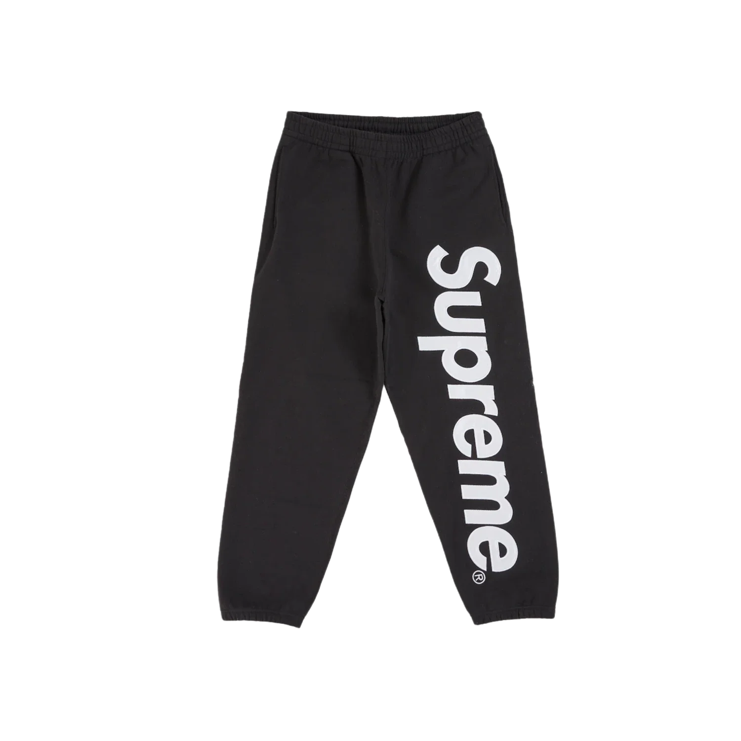 Supreme Satin Applique Sweatpant (SS26) Black