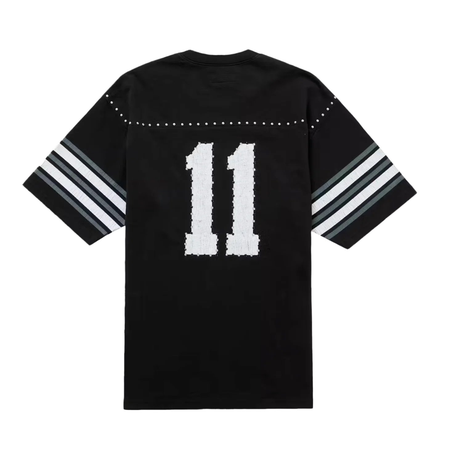 Supreme Studded S/S Football Top Black - Image 2