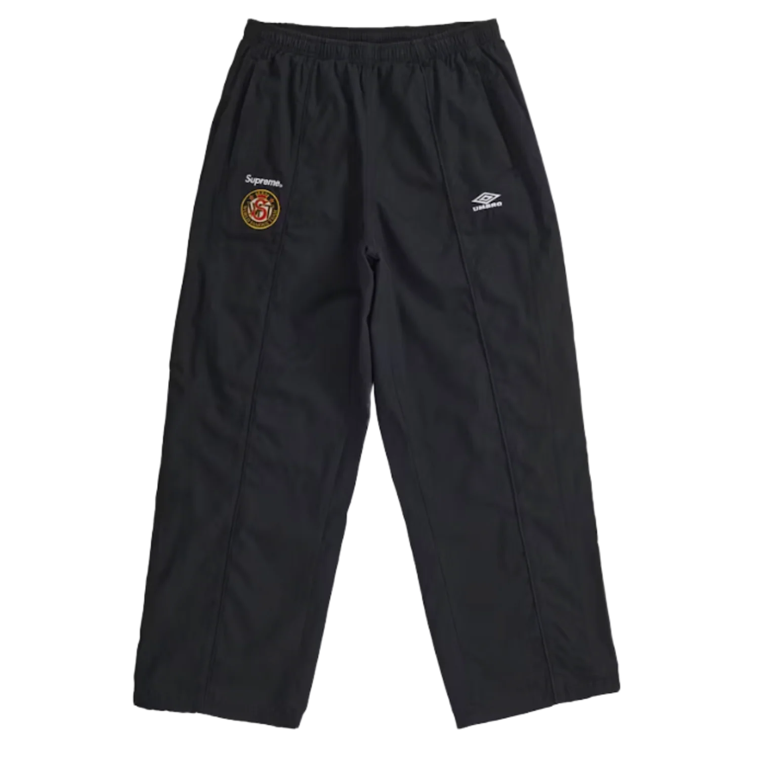 Supreme Umbro 'Black' Cotton Ripstop Track Pant (SS26)