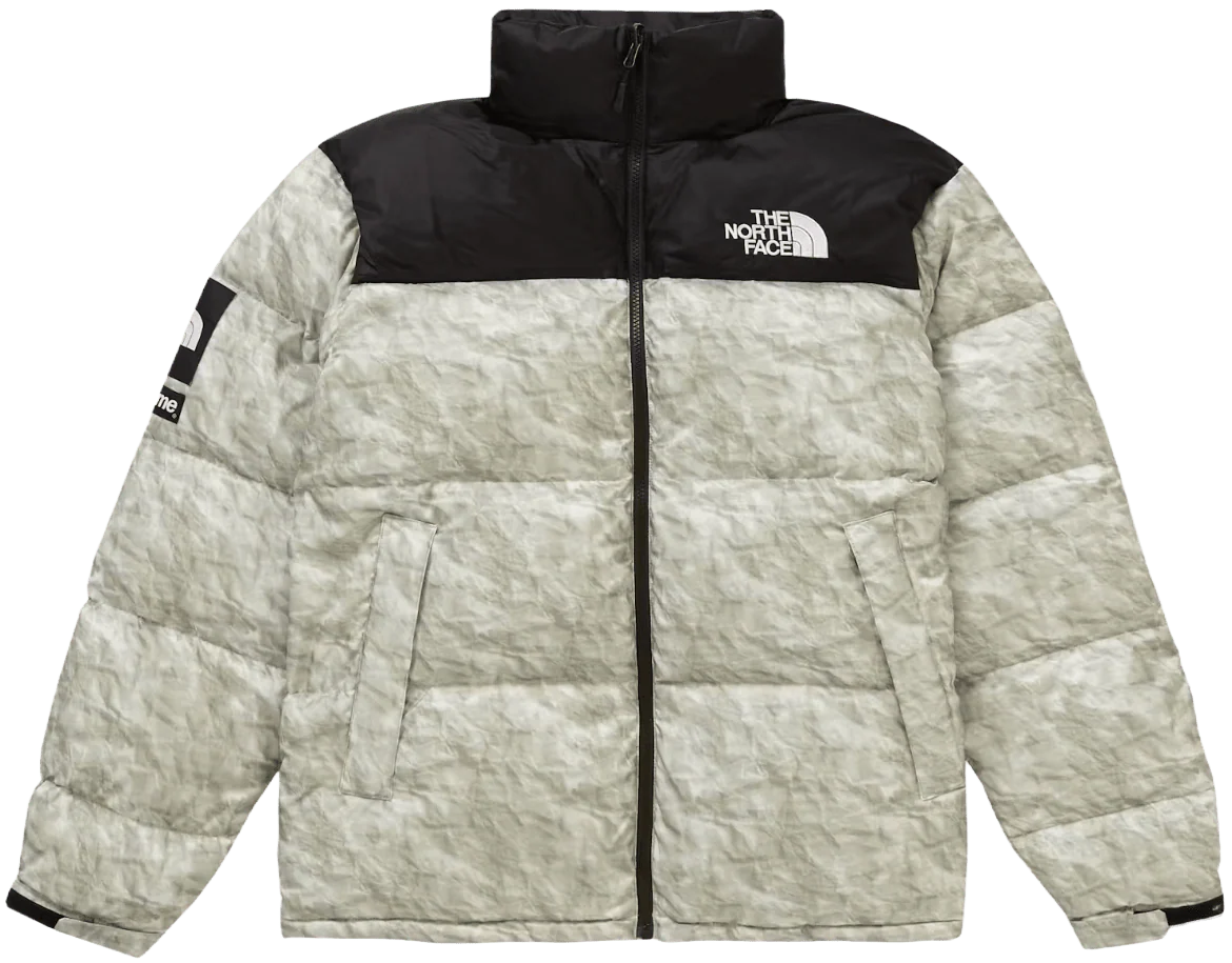 Supreme x The North Face 'Paper Print Nuptse' Jacket