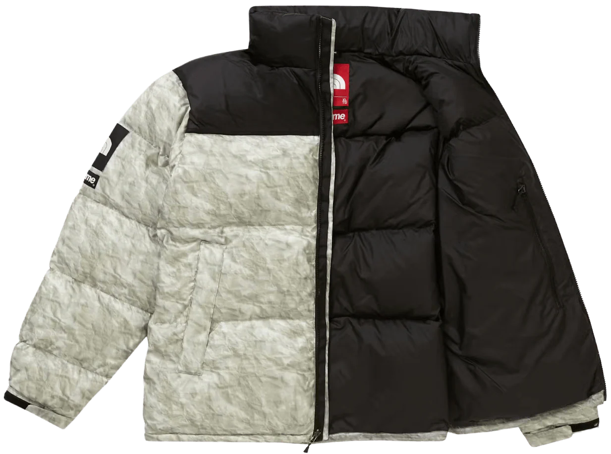 Supreme x The North Face 'Paper Print Nuptse' Jacket - Image 3