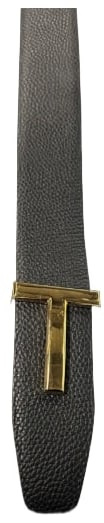 Tom Ford 'T' Icon Black Belt - Image 2