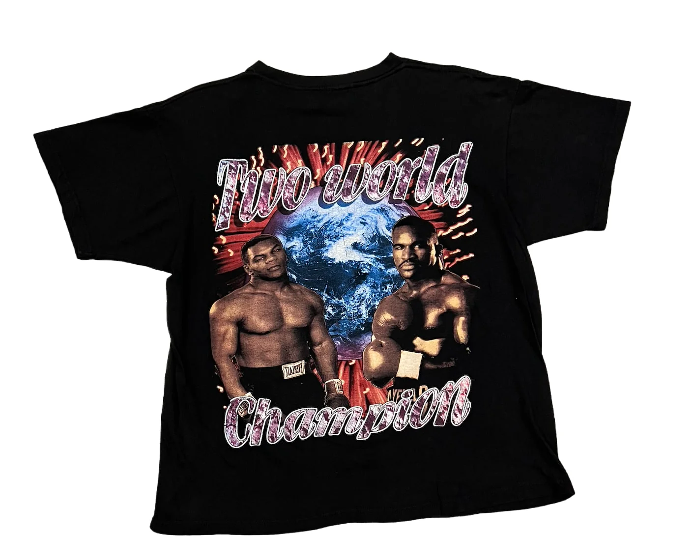 Tyson vs Holyfield 'Two Champs' Vintage Tee - Image 2