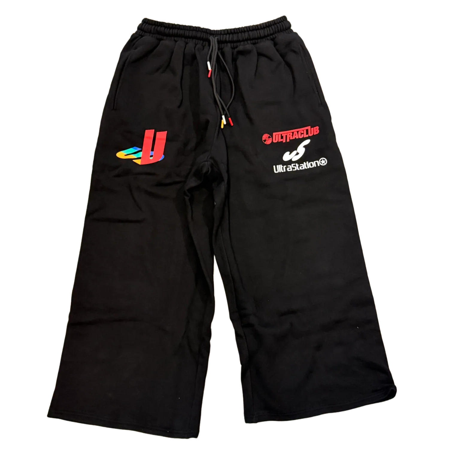 Ultra Wrld 'UltraStation 2' Black Sweatpants
