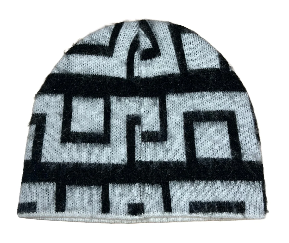 Vertabrae 'Mohair' Black Beanie - Image 2