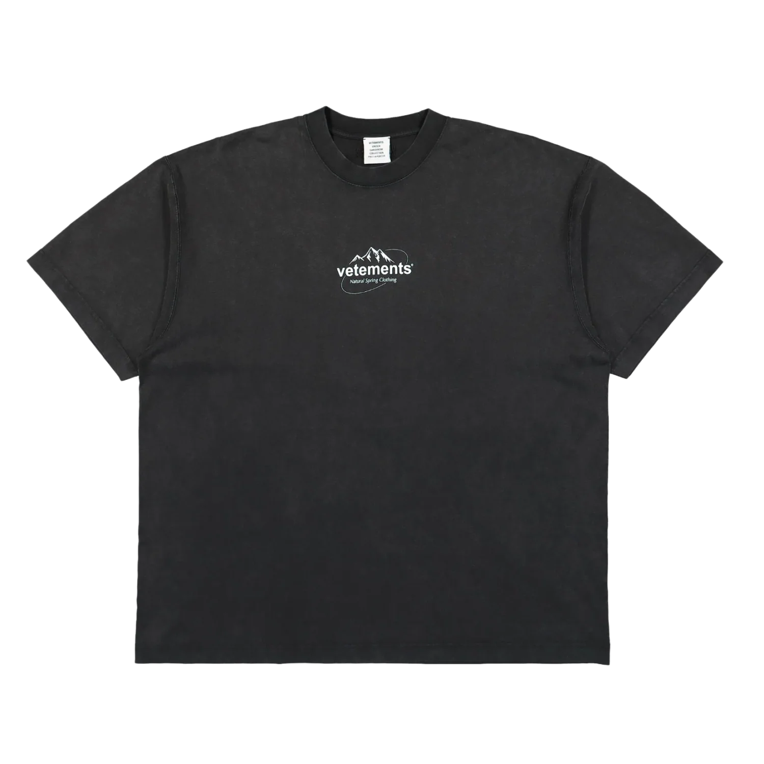 Vetements 'Spring Water' Black Tee