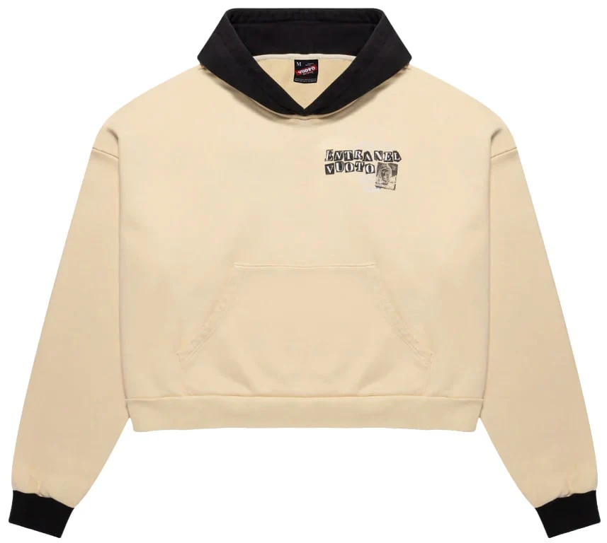 Vuoto 'Cream' Ransom Letter Hoodie