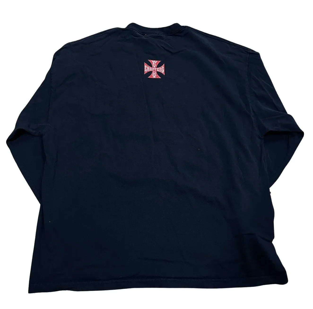 West Coast Choppers 'Choppers for Life' Vintage Navy Longsleeve - Image 2